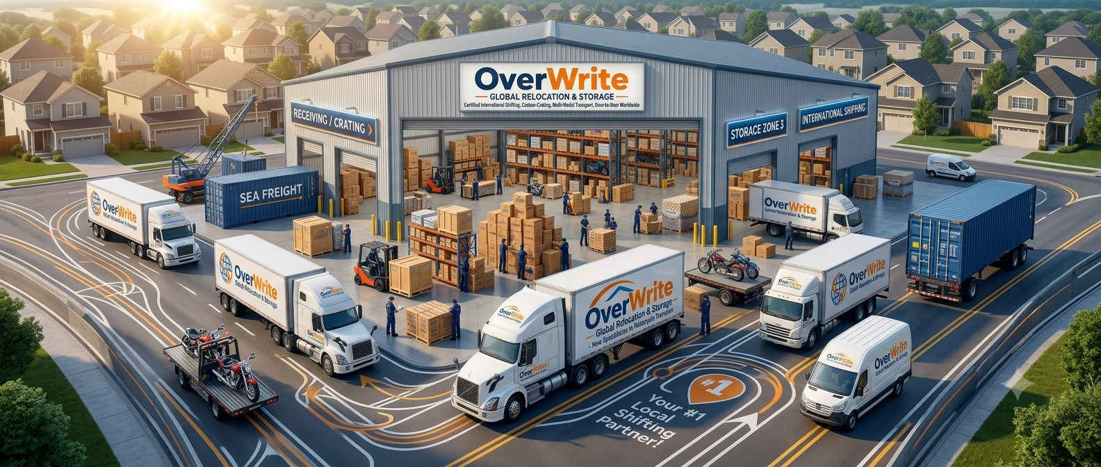 OverWrite Relocation moving truck in Gurgaon